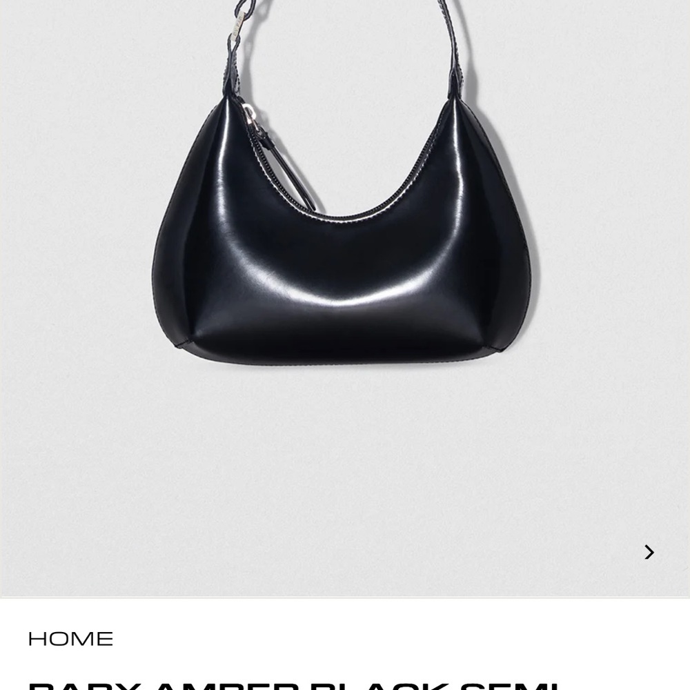 By Far Black Semi-Gloss Women's Bag